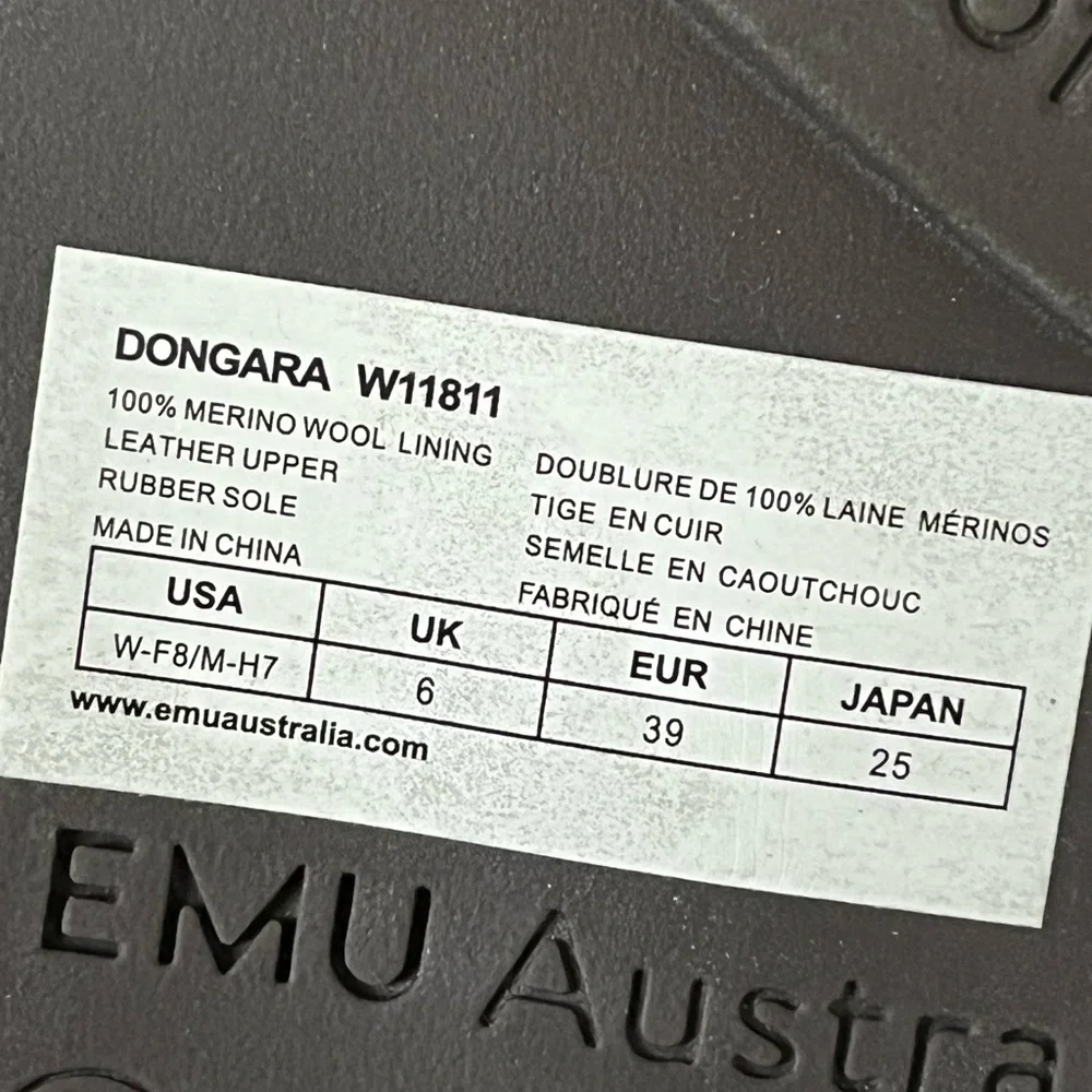 NEW EMU Australia Dongara boots